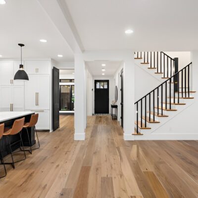 Hardwood flooring installation in Bothell