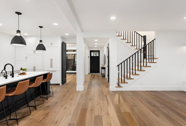 Hardwood flooring installation in Bothell